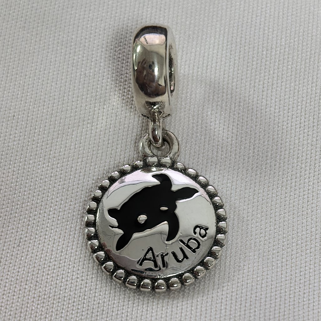 Pandora Aruba Exclusive Charm Pendant, S925 Silver Jewelry